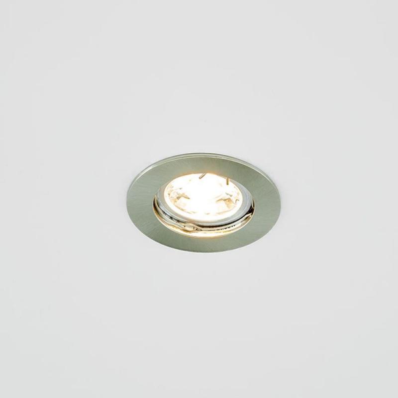 EVN 511013 Deckeneinbauleuchte Chrom satiniert ohne Fassung Einbaudurchmesser 62 mm
