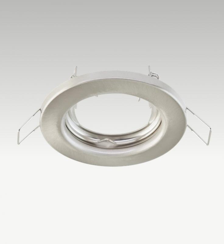 EVN 513013 Deckeneinbauleuchte Chrom satiniert ohne Fassung Einbaudurchmesser 55 mm