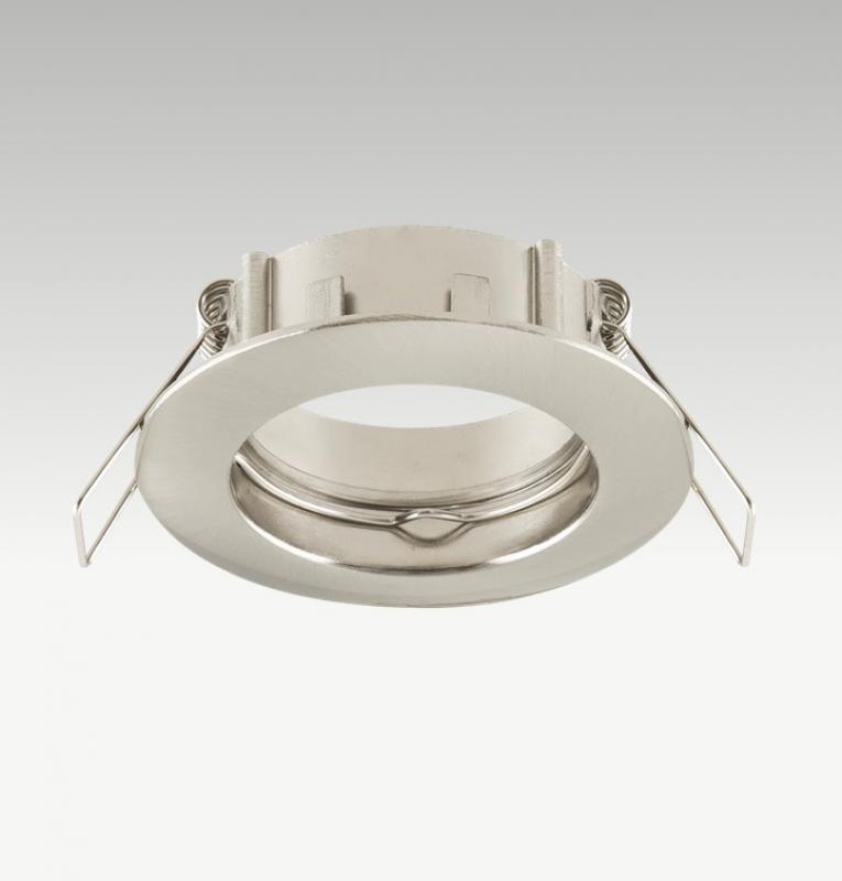 EVN 514013 Deckeneinbauleuchte Chrom satiniert ohne Fassung Einbaudurchmesser 65 mm