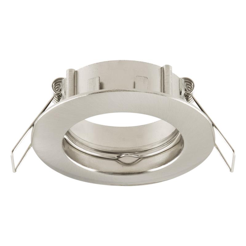 EVN 514013 Deckeneinbauleuchte Chrom satiniert ohne Fassung Einbaudurchmesser 65 mm