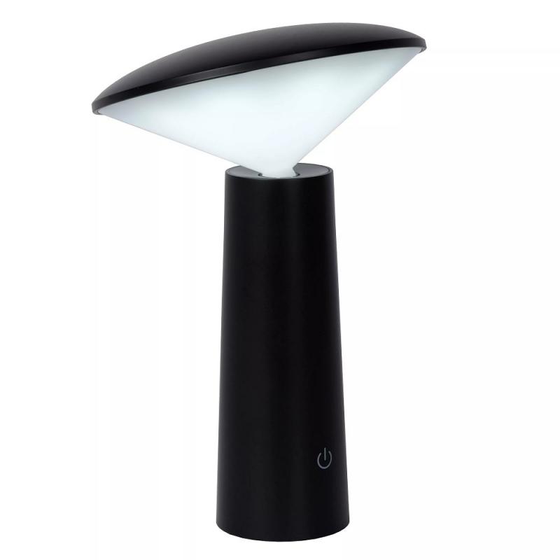 Lucide JIVE – wiederaufladbare LED Tischlampe CCT IP44 für Innen & Außen in Schwarz