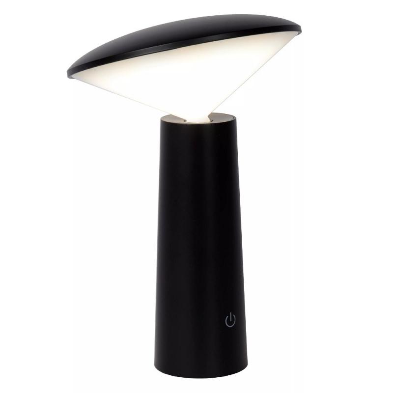 Lucide JIVE – wiederaufladbare LED Tischlampe CCT IP44 für Innen & Außen in Schwarz