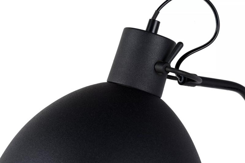 Lucide Stehlampe SHADI – Stehleuchte mit Leselampe & Schwenkarm Schwarz
