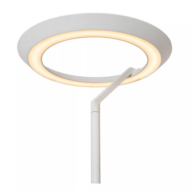 Lucide CELESTE LED Stehlampe Ø28 cm 21W 2700K dimmbar Weiß 174 cm