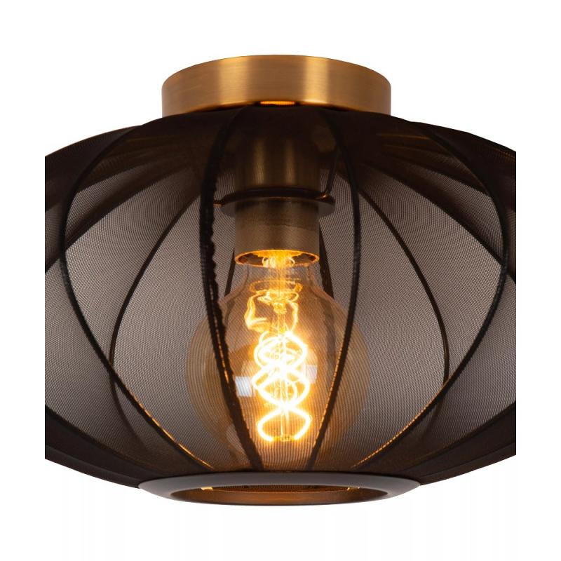 Lucide CORINA Deckenleuchte Ø40cm 1xE27 Schwarz