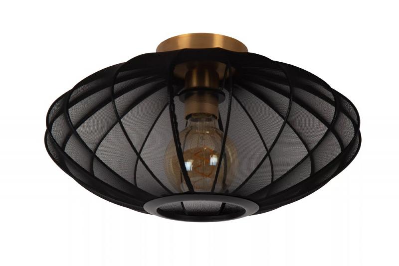Lucide CORINA Deckenleuchte Ø40cm 1xE27 Schwarz