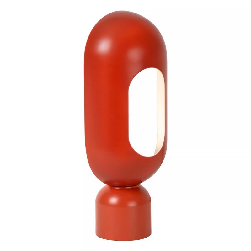 Lucide BARRIS Tischlampe E27 Terrakotta Stahl modern oval 30cm