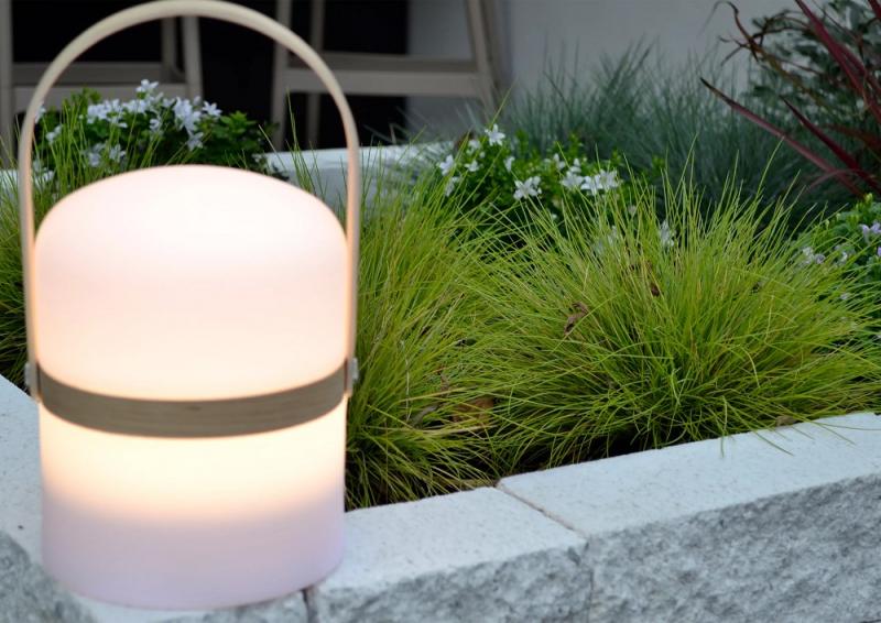 Lucide JOE – wiederaufladbare LED Tischlampe Innen & Außen in Weiß