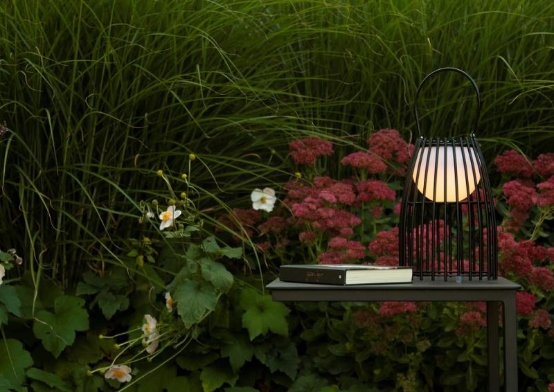 Lucide FJARA – wiederaufladbare LED Tischlampe Innen & Außen in Schwarz
