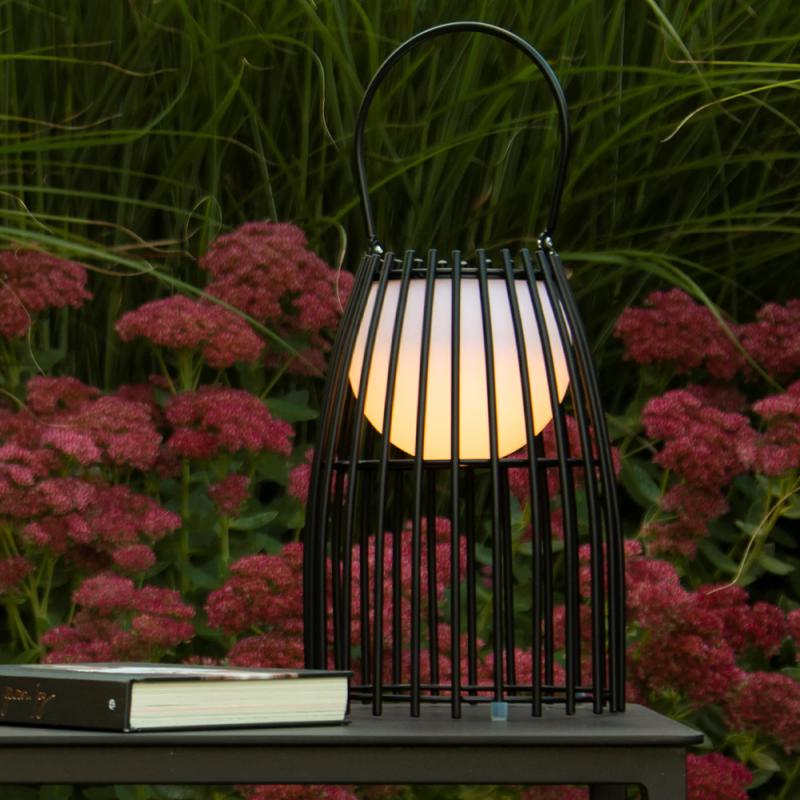 Lucide FJARA – wiederaufladbare LED Tischlampe Innen & Außen in Schwarz