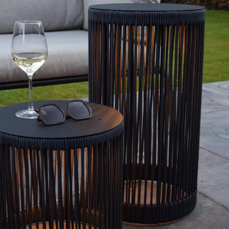 Lucide PINGI Akku-Stehlampe LED Outdoor IP44 Schwarz 3-StepDim