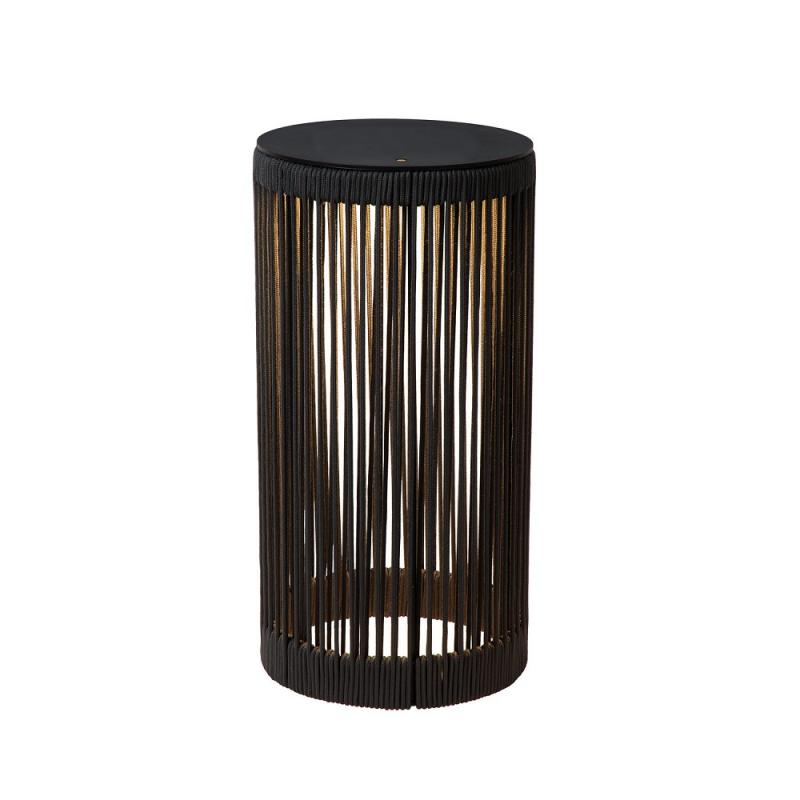 Lucide PINGI Akku-Stehlampe LED Outdoor IP44 Schwarz 3-StepDim