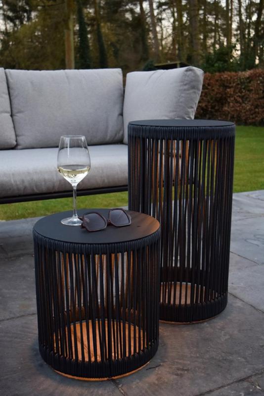 Lucide PINGI Akku-Stehlampe LED Outdoor IP44 Schwarz 3-StepDim