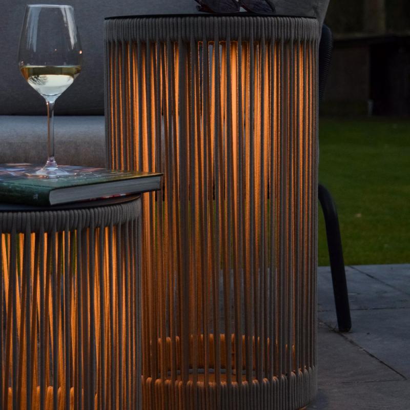 Lucide PINGI Akku-Stehlampe LED Outdoor IP44 Taupe 3-StepDim