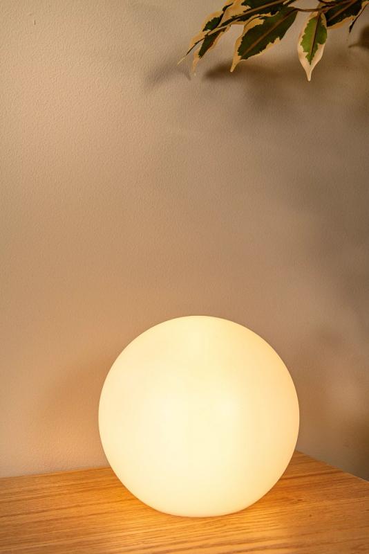 Lucide PINO – wiederaufladbare LED Tischleuchte für Innen & Außen mit RGB, CCT und Fernbedienung