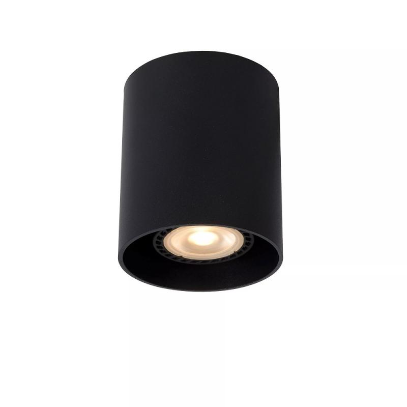 Lucide BODI - Deckenstrahler Ø 8 cm 1xGU10 Schwarz