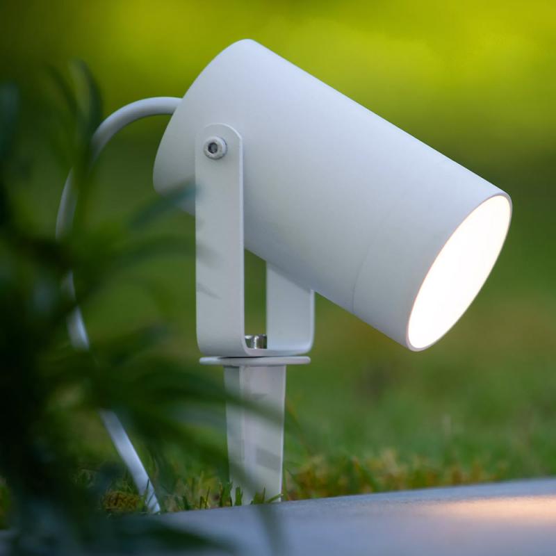 Lucide TAYLOR Gartenstrahler Ø10 cm GU10 IP65 Weiß