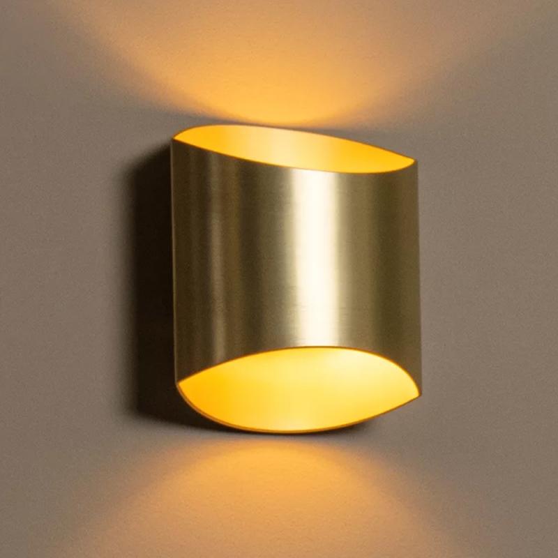 Lucide DILETTA Wandleuchte 1xG9 Messing matt modern Up & Down dimmbar