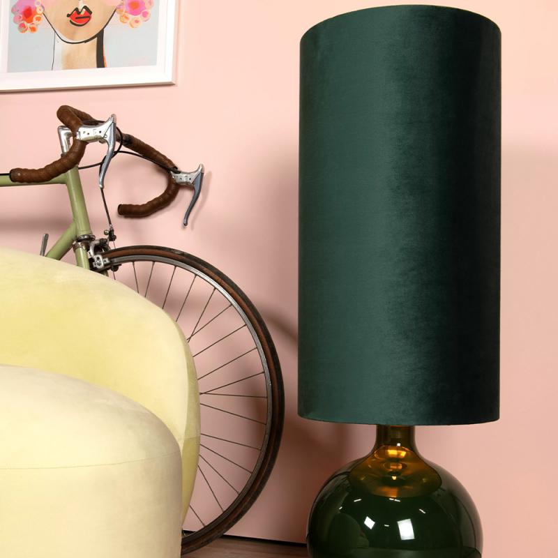 Stehlampe ESTERAD – Retro Stehleuchte Ø34 cm E27 in Grün