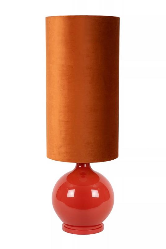 Lucide ESTERAD Stehlampe Ø34 cm Orange E27 Retro Design 100 cm
