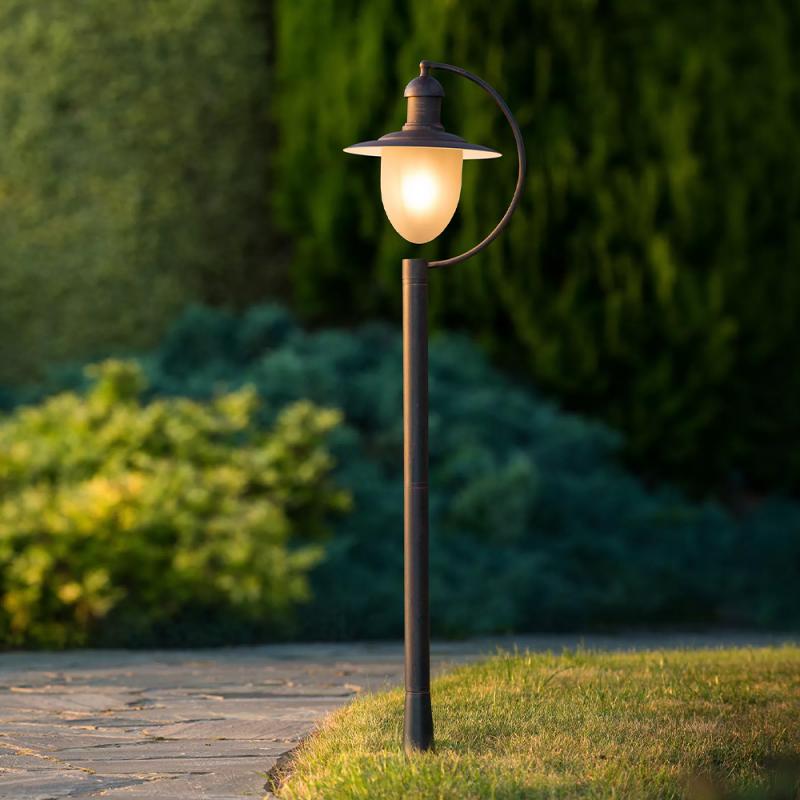 Lucide ARUBA Mastleuchte Rostfarben IP44 E27