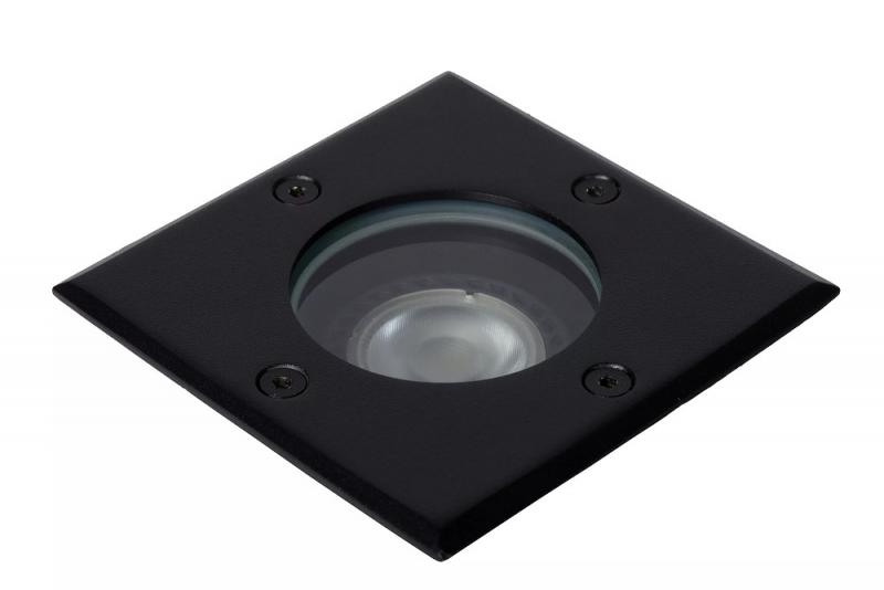 Lucide BILTIN Bodeneinbaustrahler IP67 Schwarz GU10