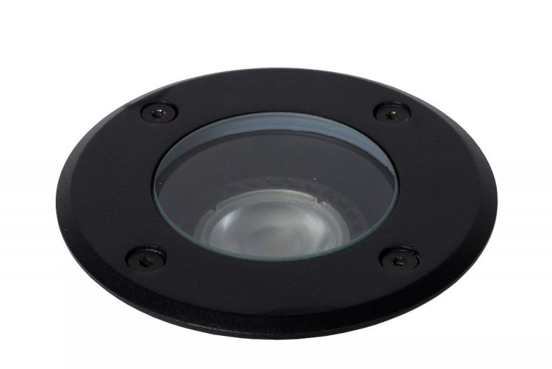 Lucide BILTIN Bodeneinbaustrahler Schwarz IP67 GU10
