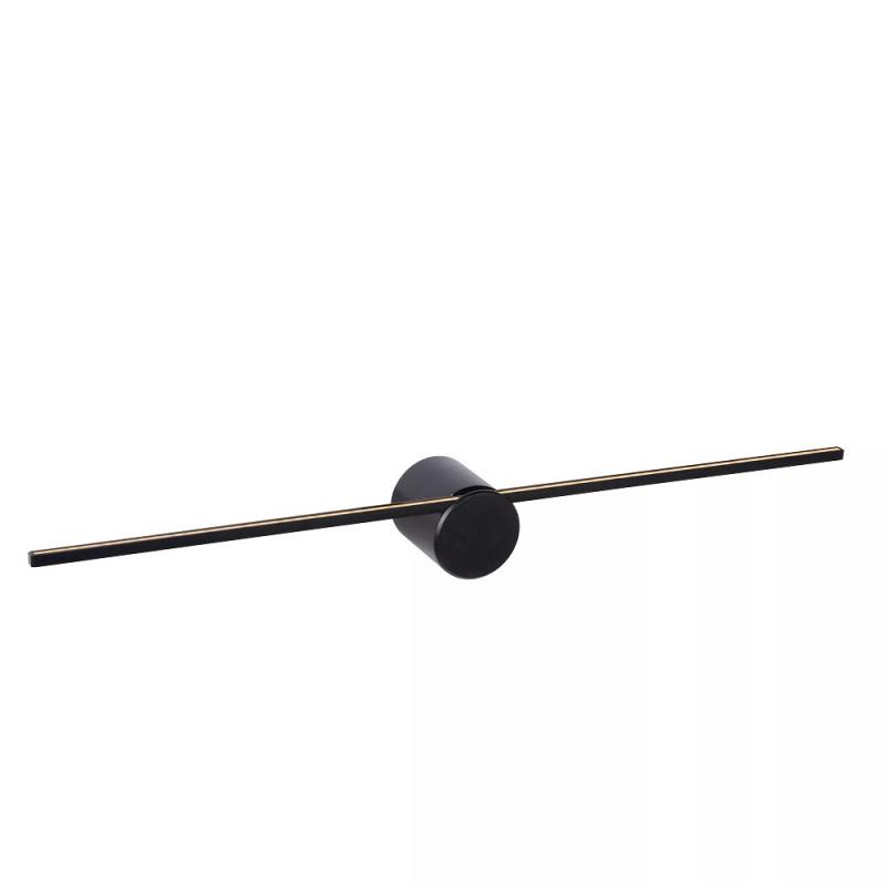 Lucide MIZAR LED Wandleuchte Badezimmer 60 cm Schwarz IP44 2700K