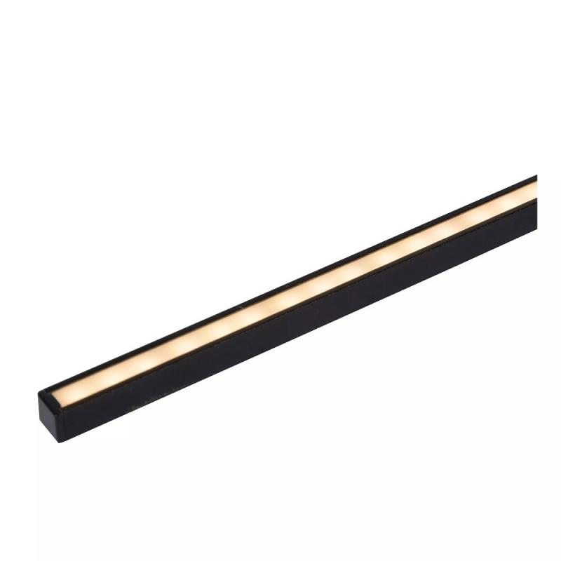 Lucide MIZAR LED Wandleuchte Badezimmer 90 cm Schwarz IP44 2700K
