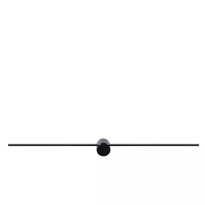 Lucide MIZAR LED Wandleuchte Badezimmer 90 cm Schwarz IP44 2700K