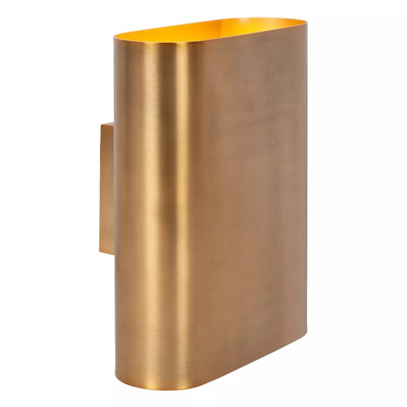 Lucide OVALIS Wandleuchte 2xE14 Mattes Gold / Messing Up & Down Licht