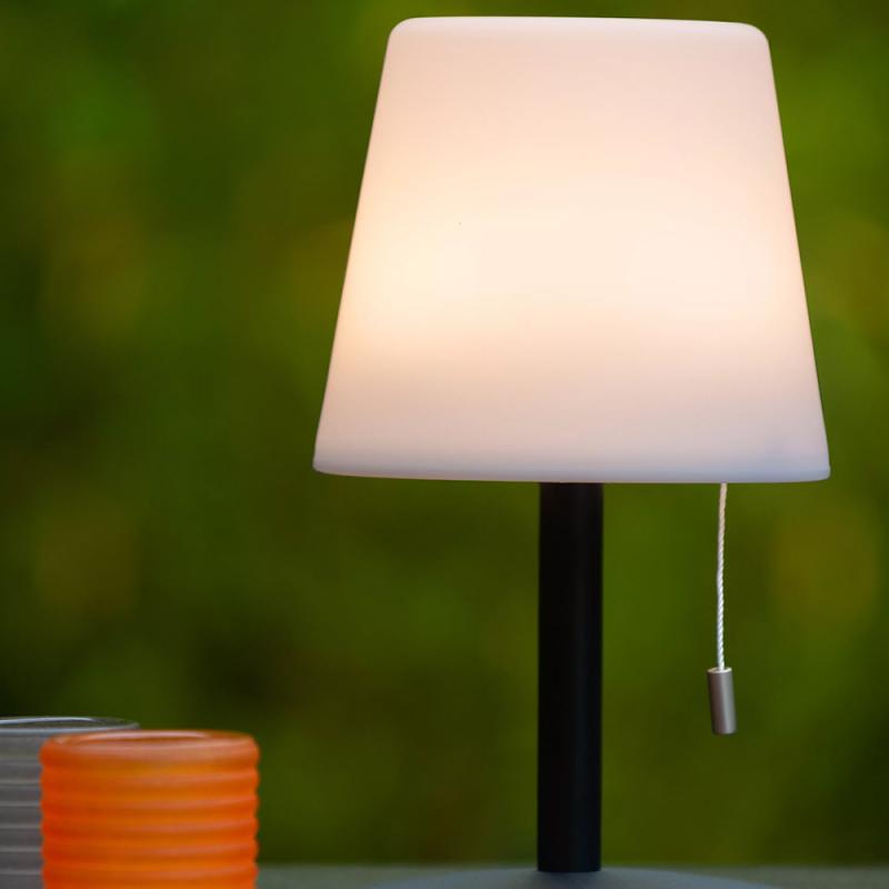 Lucide RIO – wiederaufladbare LED Tischlampe Innen & Außen mit RGB in Multicolor