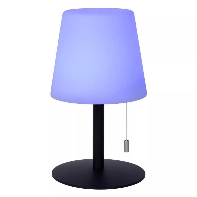 Lucide RIO – wiederaufladbare LED Tischlampe Innen & Außen mit RGB in Multicolor