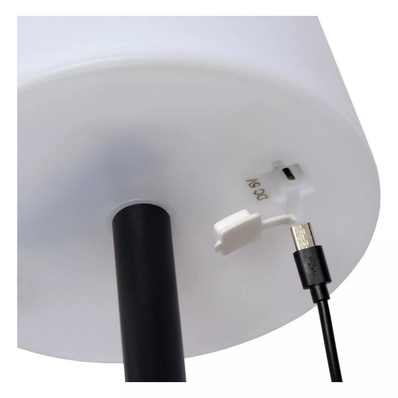 Lucide RIO – wiederaufladbare LED Tischlampe Innen & Außen mit RGB in Multicolor