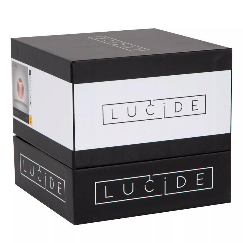 Lucide CINTRA Akku Tischlampe Ø9cm LED 1,5W 3000K Transparent 3-StepDim