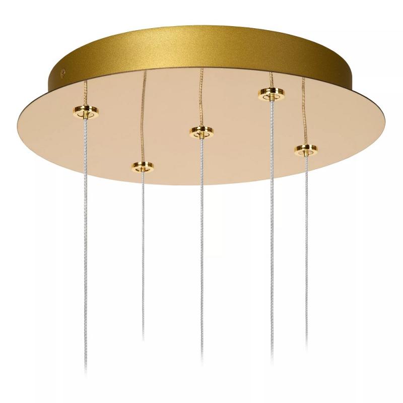 Lucide CINTRA Pendelleuchte Ø32cm LED 5x4,7W 2700K Transparent dimmbar