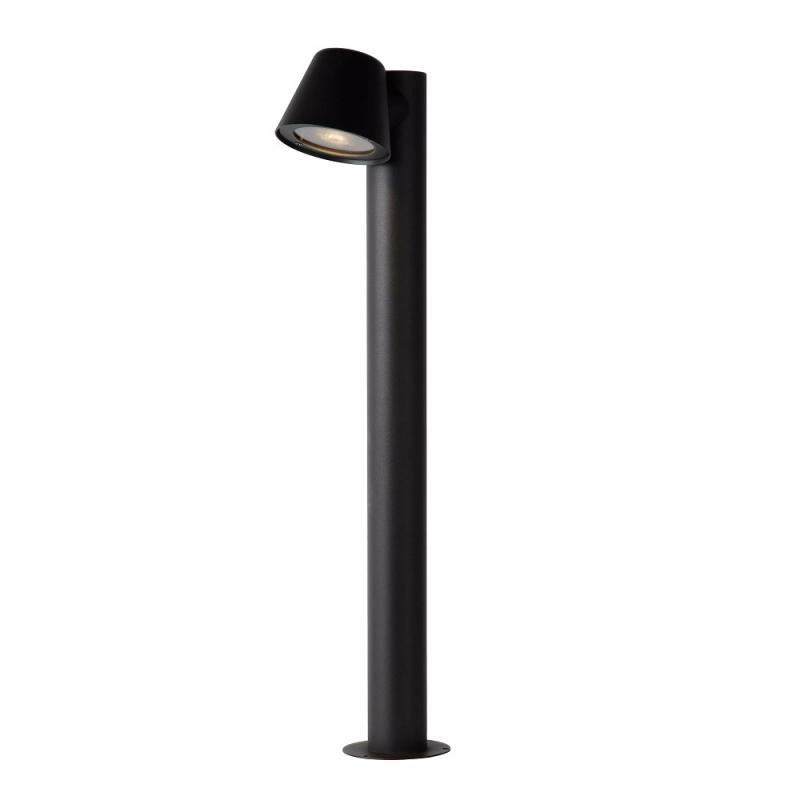 Lucide DINGO-LED Pollerleuchte 70cm GU10 5W 3000K Anthrazit IP44 dimmbar