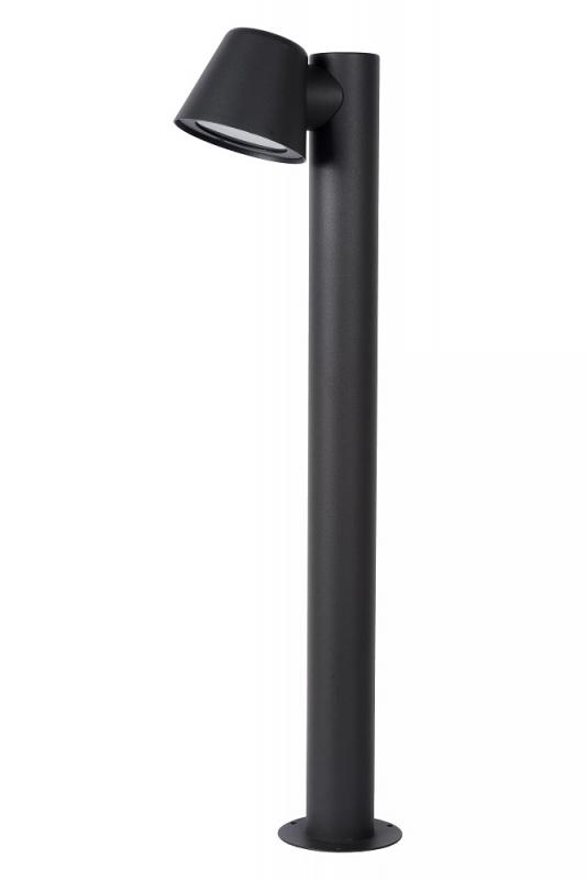 Lucide DINGO-LED Pollerleuchte 70cm GU10 5W 3000K Anthrazit IP44 dimmbar