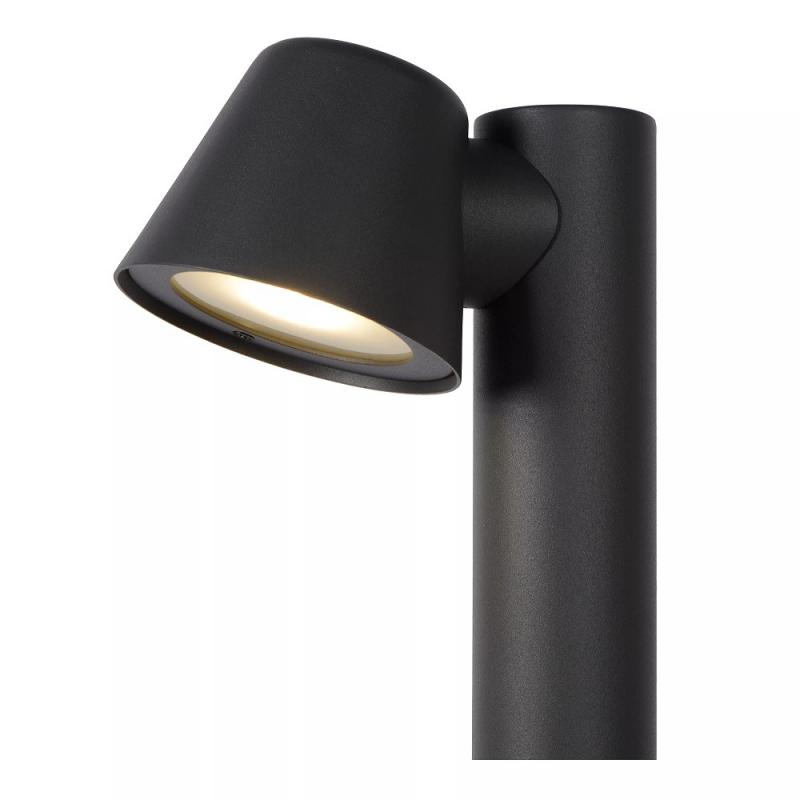 Lucide DINGO-LED Pollerleuchte 70cm GU10 5W 3000K Anthrazit IP44 dimmbar