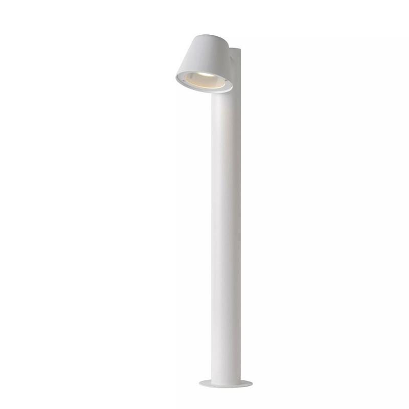 Lucide DINGO-LED Pollerleuchte Weiß – 5W GU10, 3000K, IP44