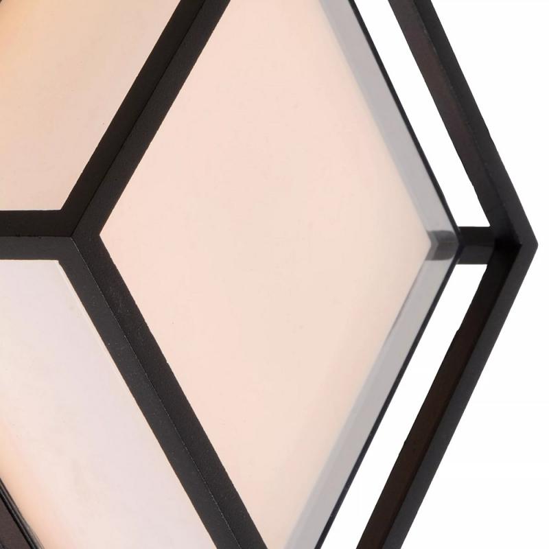 Lucide SINGA LED – Außenwandleuchte LED 1x10W 3000K IP54 Schwarz
