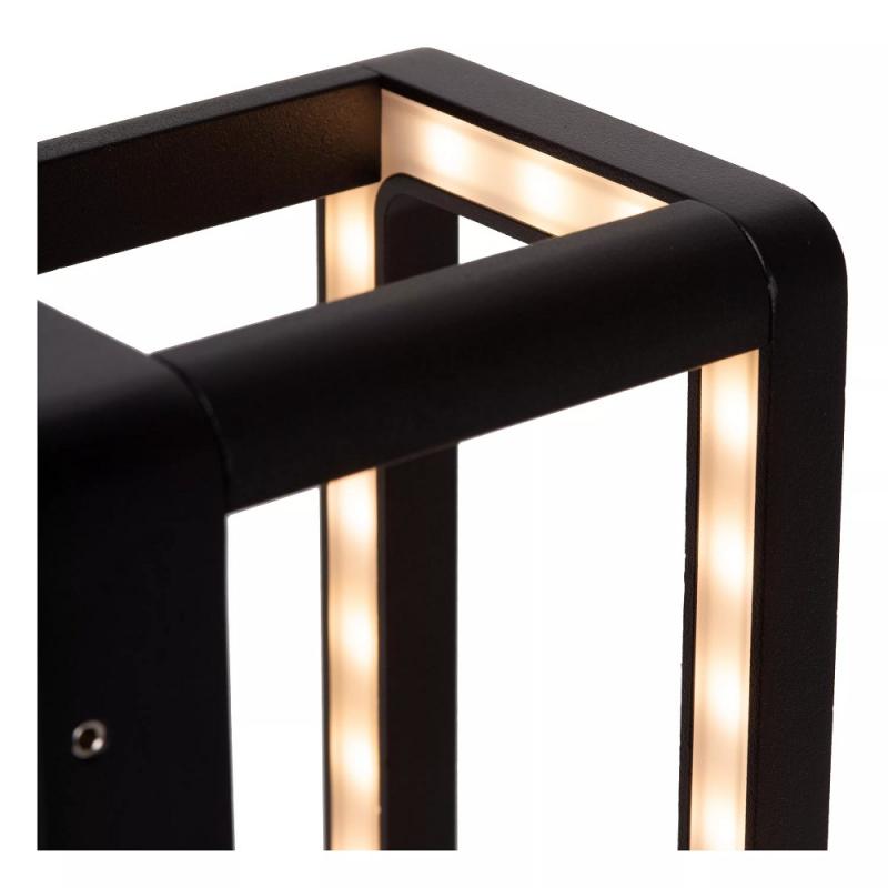 Lucide NARVIK Außen-Wandleuchte Schwarz LED 9,2W IP65