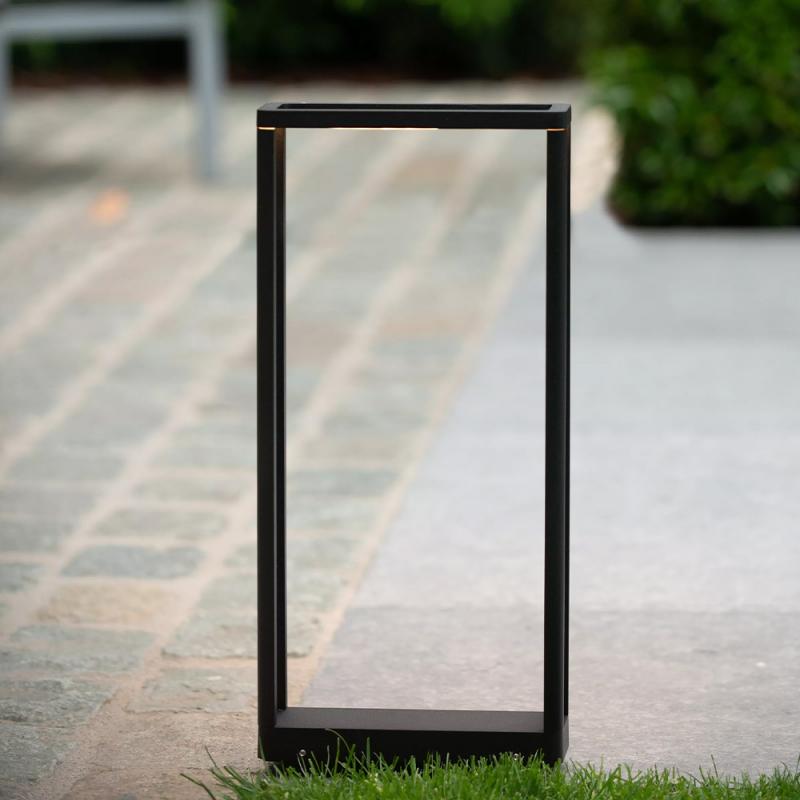 Lucide NARVIK LED Pollerleuchte Schwarz – 9,2W, 3000K, IP65, 50 cm