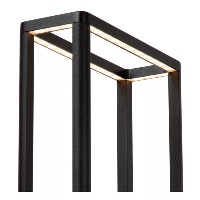 Lucide NARVIK LED Pollerleuchte Schwarz – 9,2W, 3000K, IP65, 50 cm
