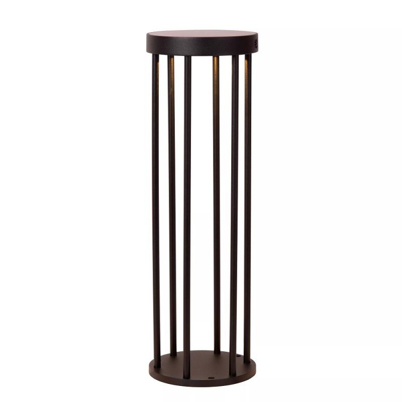Lucide JACKSON Solar Pollerleuchte Schwarz – LED 2W, 3000K, IP65, Sensor