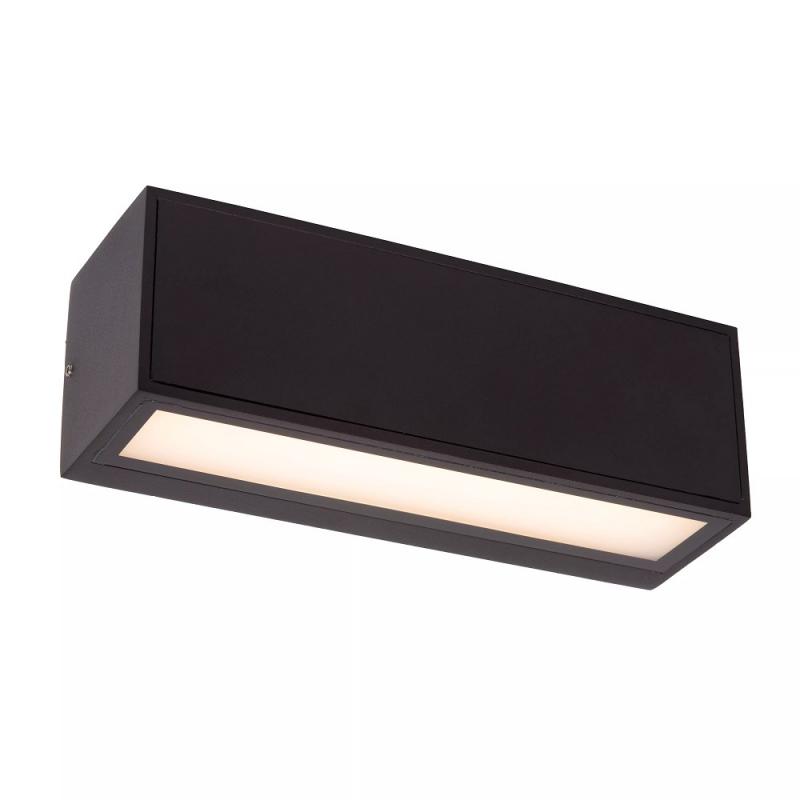 Lucide SUTTON Solar-Wandleuchte Schwarz LED 1,5W IP54 Tag/Nacht-Sensor