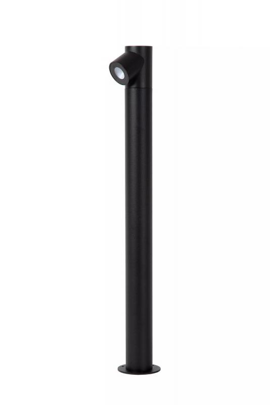 Lucide IBAMBA LED Pollerleuchte Schwarz – 6W, 3000K, IP65, 60 cm