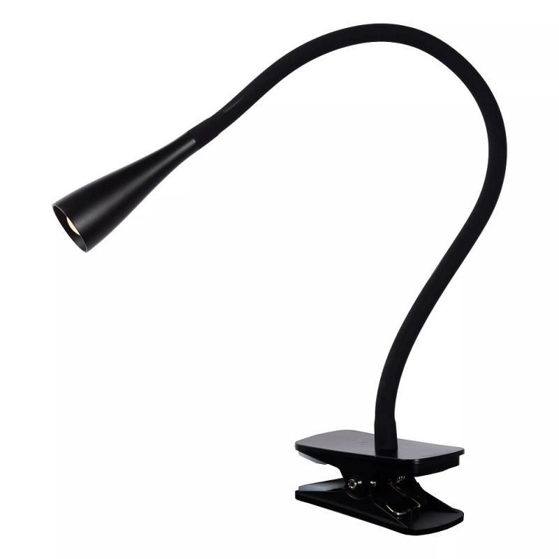 Lucide ZOZY Klemmleuchte LED 1x4W 3000K Schwarz 3-StepDim flexibel