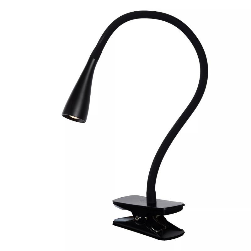 Lucide ZOZY Klemmleuchte LED 1x4W 3000K Schwarz 3-StepDim flexibel
