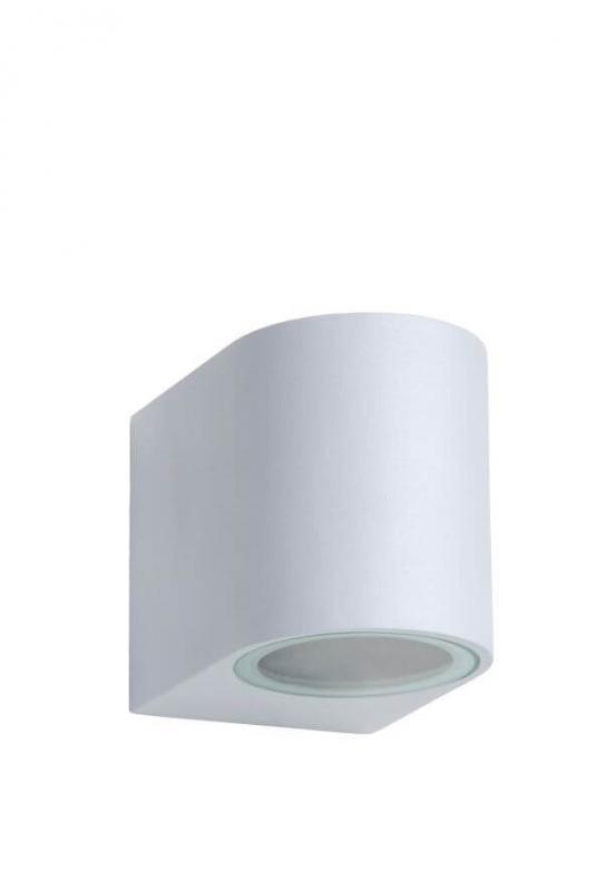 Lucide ZORA-LED Wandstrahler / Wandleuchte Weiß GU10 5W IP44 dimmbar
